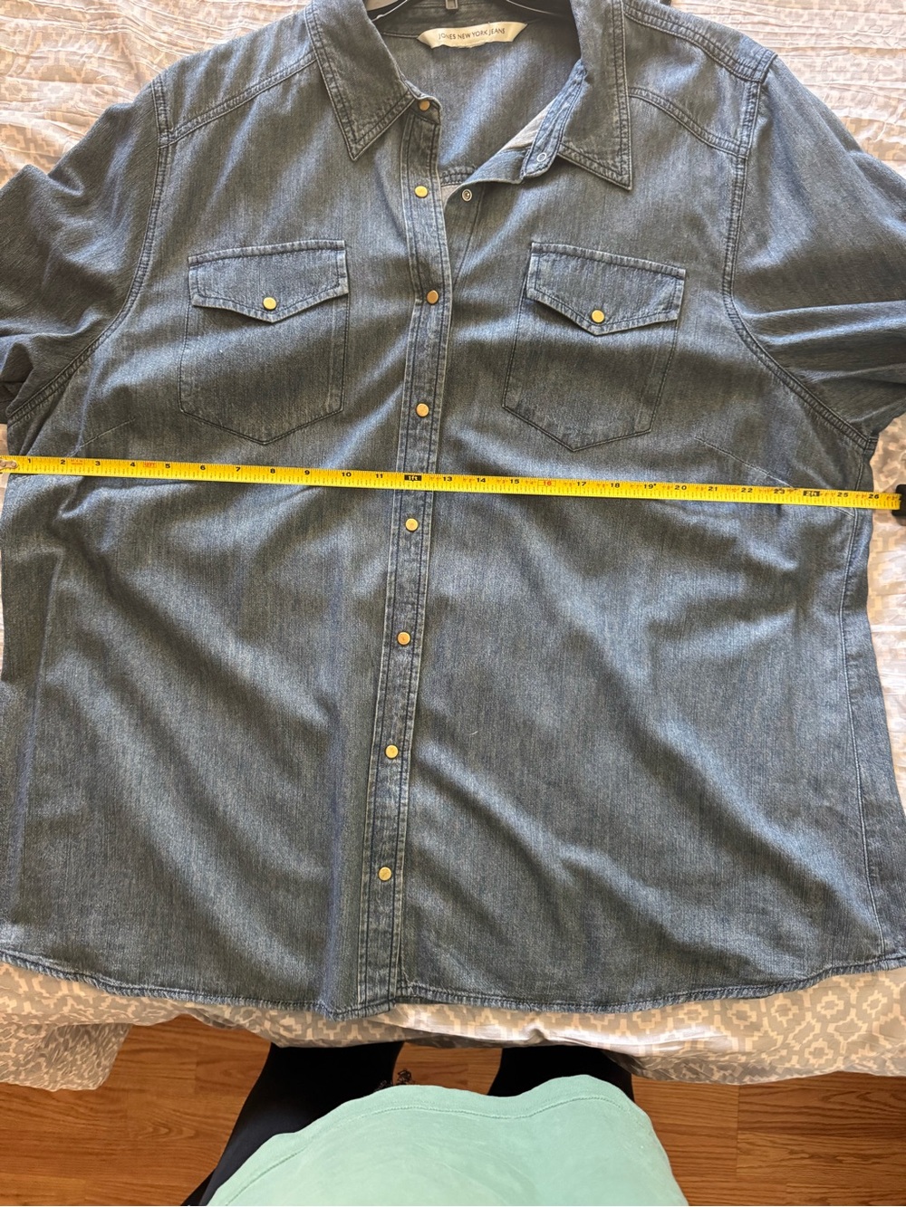 Jones New York Jeans Shirt (Size 2X). EUC - Picture 9 of 14